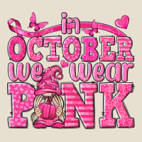 In October We Wear Pink With Gnome Urban Heavy Tee | Teevron