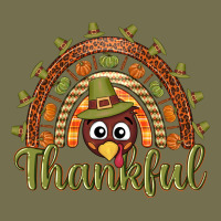Turkey Rainbow Thankful Thanksgiving Vintage Hoodie | Teevron
