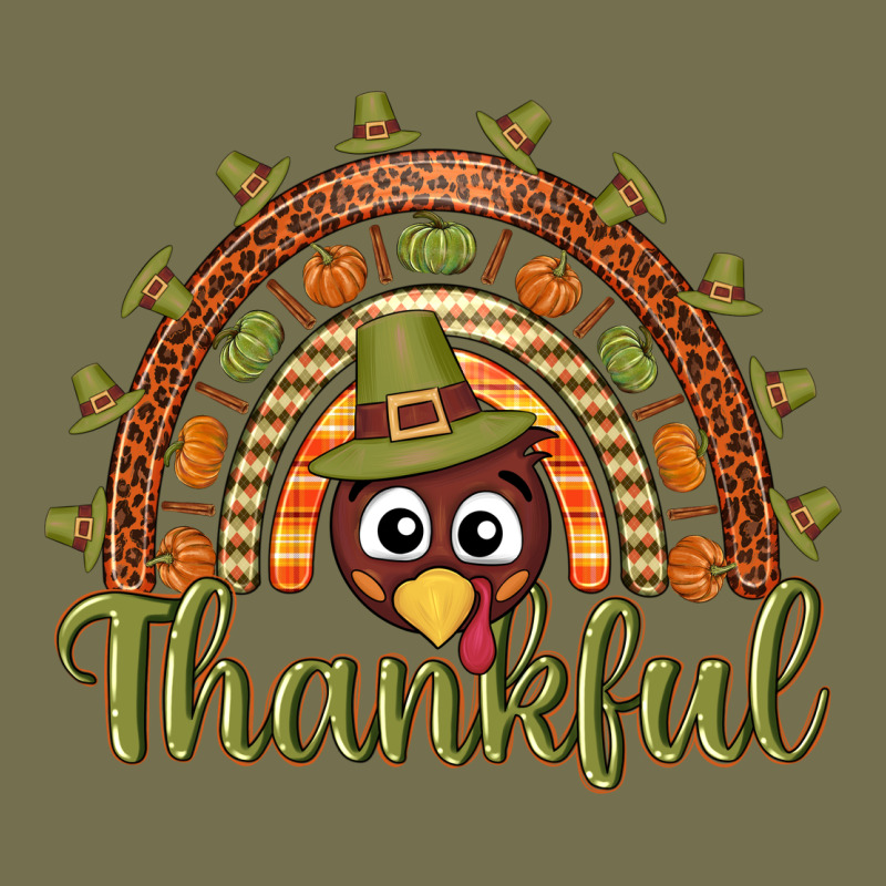 Turkey Rainbow Thankful Thanksgiving Vintage Hoodie by NancyCooperArtShop | Teevron