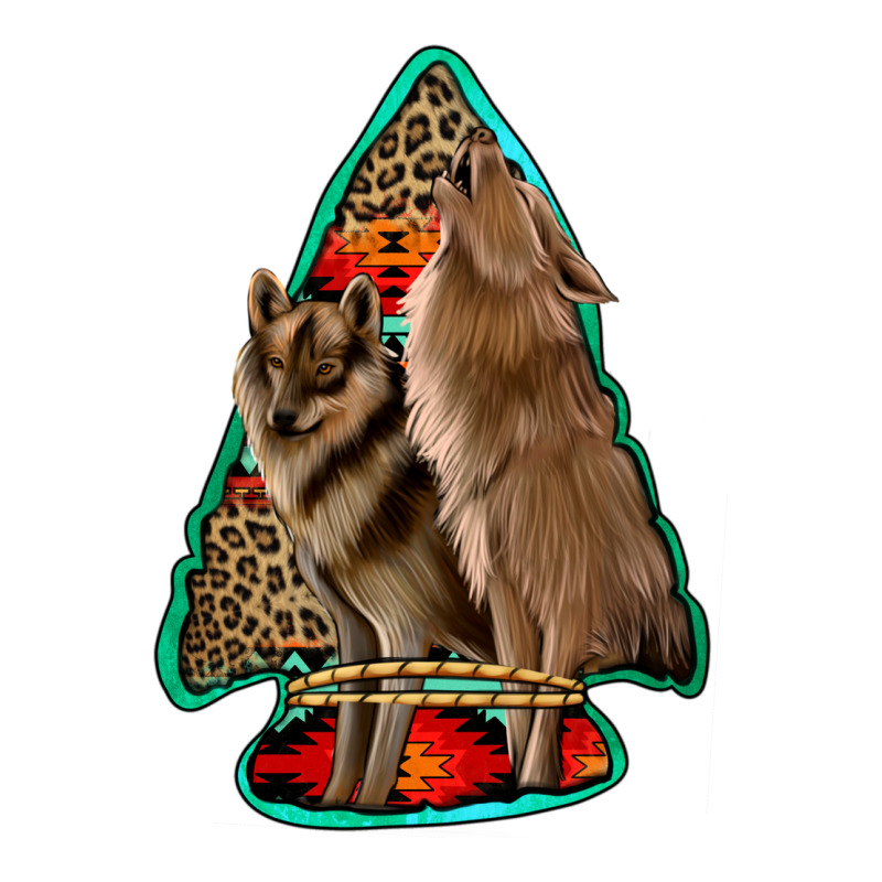 Howling Wolves Arrowhead Long Sleeve Tee by Jasminsmagicworld | Teevron