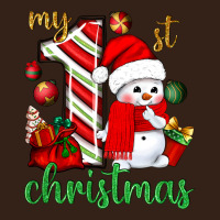 My 1st. Christmas With Cute Snowman Heavy Core Tee | Teevron