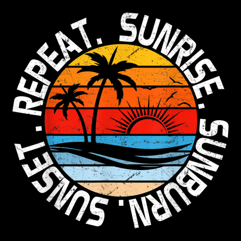 Sunrise Sunburn Sunset Repeat Retro Vintage Gift Vacation T Shirt Premium Sweatshirt by tuanDangUi | Teevron