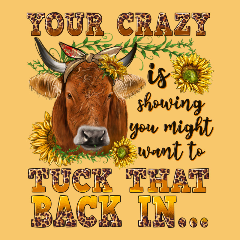 Your Crazy Is Showing Vintage Hoodie by NancyCooperArtShop | Teevron