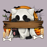 Personalized Halloween Ghost Cat Vintage Tee | Teevron