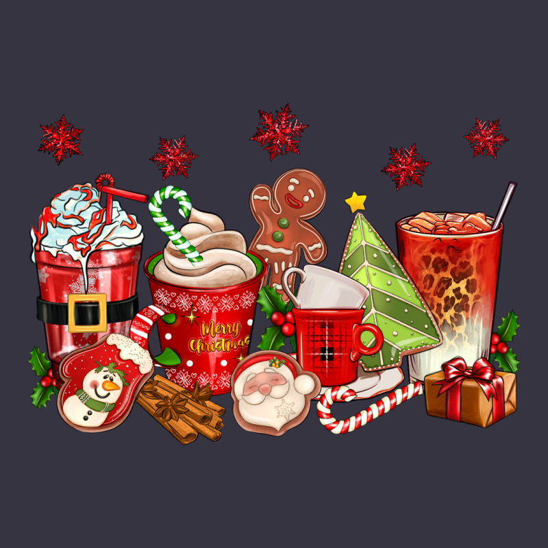 Christmas Coffee Cups Vintage Hoodie by texasbilliewilder | Teevron