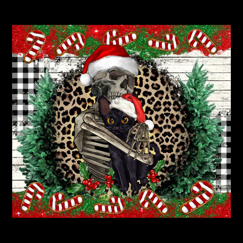 Merry Christmas Skeleton Heavy Core Tee by NancyCooperArtShop | Teevron