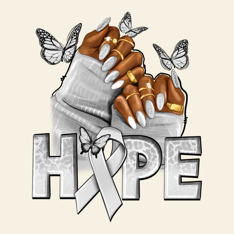 Hope White Ribbon Lung Cancer Nails Vintage Tee by NancyCooperArtShop | Teevron