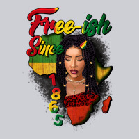 Free-ish Since 1865 Black Woman Heavyweight Sweatshirt | Teevron