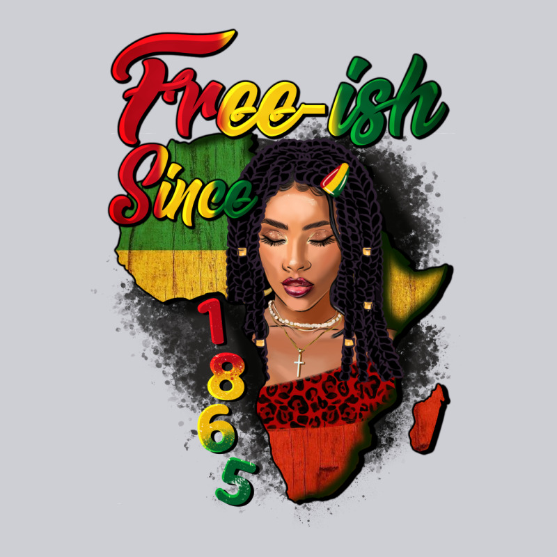 Free-ish Since 1865 Black Woman Heavyweight Sweatshirt by FaDigitalArtStudio | Teevron
