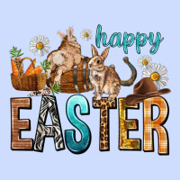 Happy Easter With Cowboy Urban Heavy Tee | Teevron