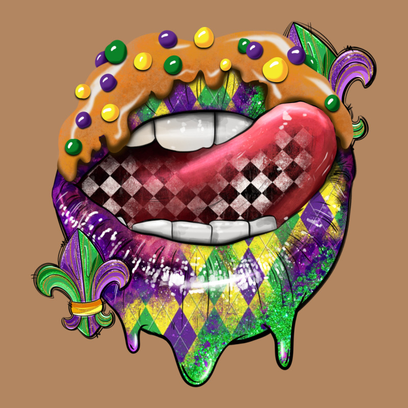 Mardi Gras Lips Long Sleeve Tee by CowGirlArtShop | Teevron