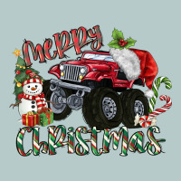 Merry Christmas Monster Truck Heavy Core Tee | Teevron