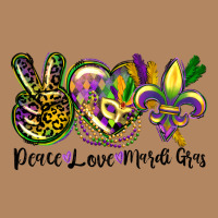 Peace Love Mardi Gras Long Sleeve Tee | Teevron