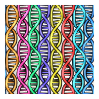 dna seamless pattern | Teevron