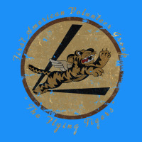 Flying Tigers Squadron Wwii Leather Patch Design Classic Tee | Teevron