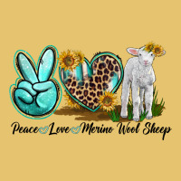 Peace Love Merino Wool Sheep Premium Sweatshirt | Teevron