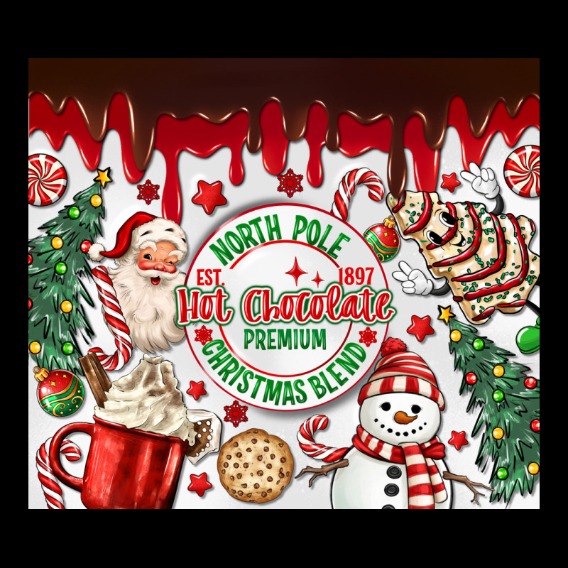 Christmas Hot Chocolate Heavy Core Tee by MaliasSmallBusiness | Teevron