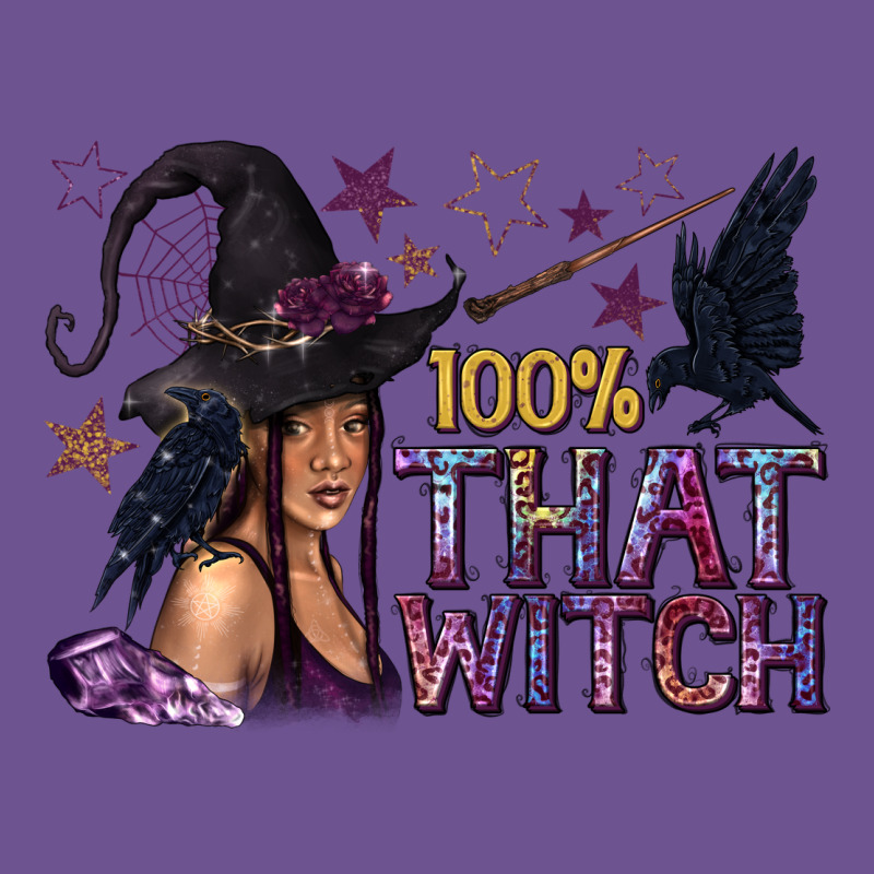 100% That Witch Black Afro Witch Vintage Tee by texasbilliewilder | Teevron