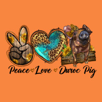 Peace Love Duroc Pig Premium Sweatshirt | Teevron
