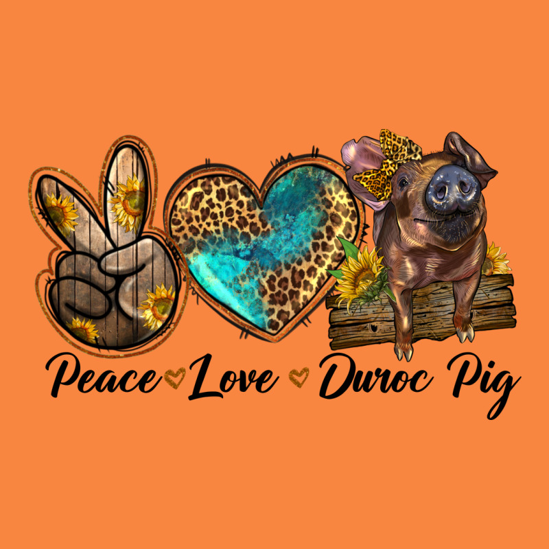 Peace Love Duroc Pig Premium Sweatshirt by LillyAllenDesigns | Teevron