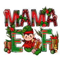 Mama Elf with Gift Christmas | Teevron