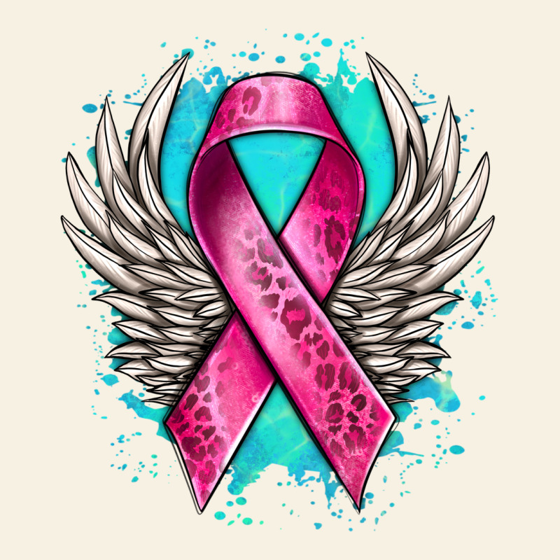 Cancer Ribbon With Angel Wings Vintage Tee by NancyCooperArtShop | Teevron