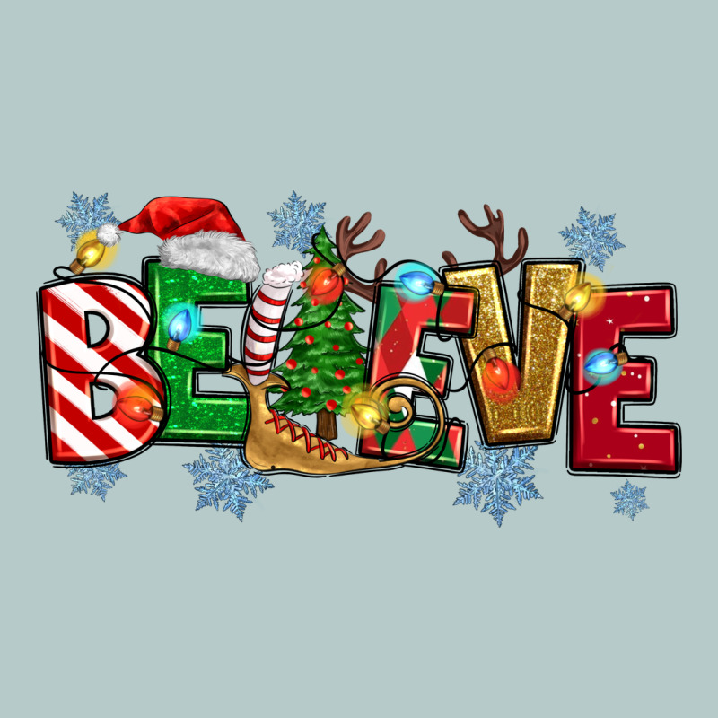 Christmas Believe Heavy Core Tee by MaliasSmallBusiness | Teevron