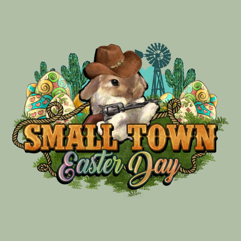 Small Town Easter Day Urban Heavy Tee by NancyCooperArtShop | Teevron