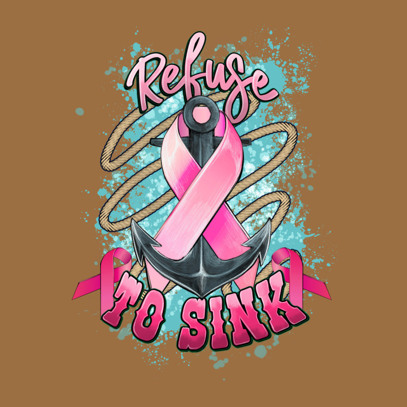 Refuse To Sink Cancer Anchor Vintage Tee by NancyCooperArtShop | Teevron