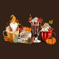 Fall Gnome Coffee Cups Heavy Core Tee | Teevron