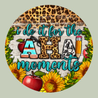 I Do It For The Aha Moments Round Earring Ladies Tee | Teevron