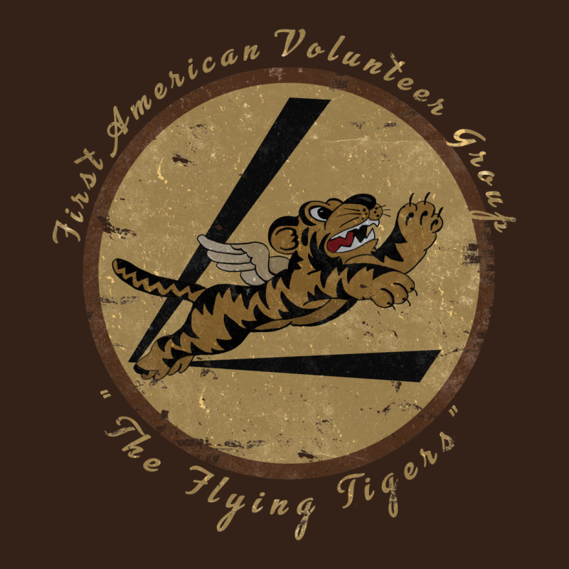 Flying Tigers Squadron Wwii Leather Patch Design Heavy Core Tee by tuanDangUi | Teevron