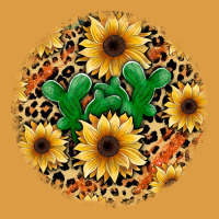 Leopard Cactus Sunflower Urban Heavy Tee | Teevron