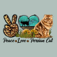 Peace Love Persian Cat Heavyweight Hoodie | Teevron