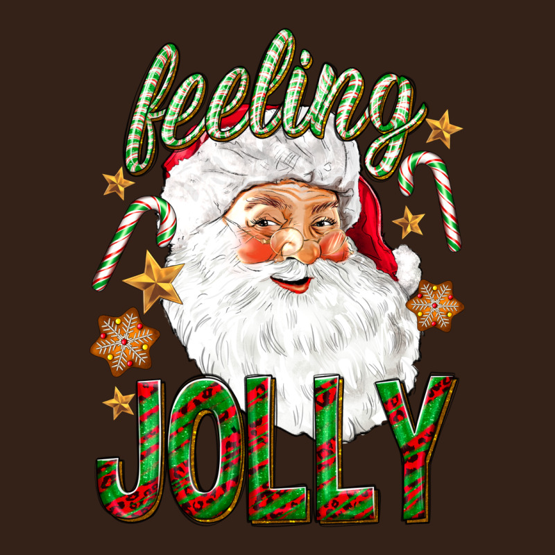 Feeling Jolly With Santa Heavy Core Tee by NancyCooperArtShop | Teevron
