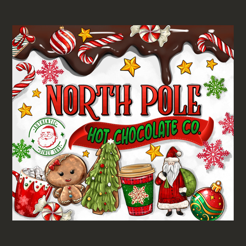North Pole Hot Chocolate Christmas Heavy Core Tee by MaliasSmallBusiness | Teevron