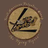 Flying Tigers Squadron Wwii Leather Patch Design Long Sleeve Tee | Teevron