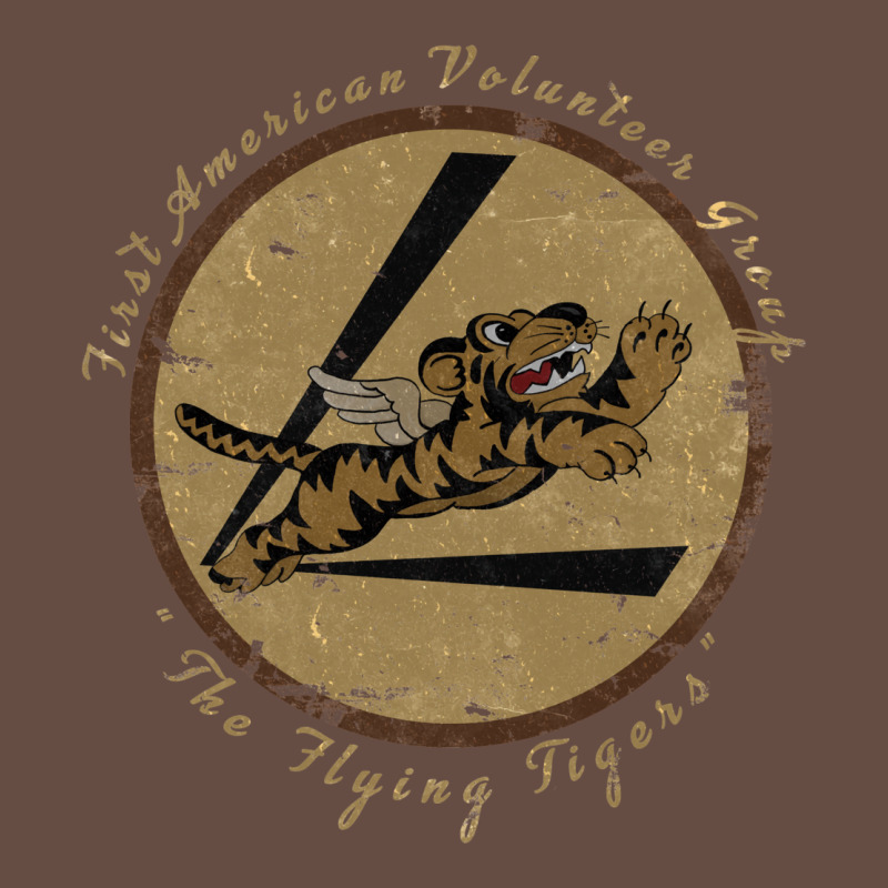 Flying Tigers Squadron Wwii Leather Patch Design Long Sleeve Tee by tuanDangUi | Teevron