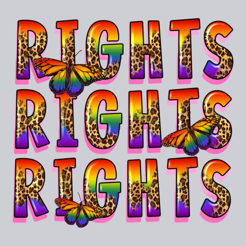 Rights Rights Rights Pride Heavyweight Sweatshirt by FaDigitalArtStudio | Teevron