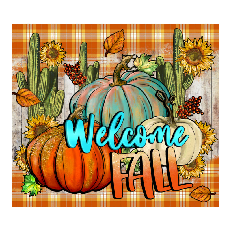 Welcome Fall Tumbler Premium Tee by BundleAndBundleShop | Teevron