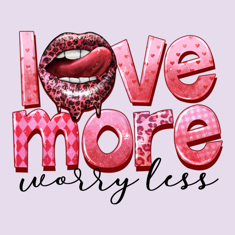 Love More Worry Less Premium Hoodie by FaDigitalArtStudio | Teevron