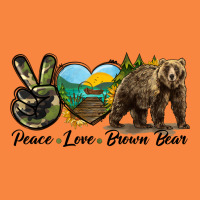 Peace Love Brown Bear Premium Sweatshirt | Teevron