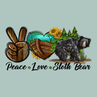 Peace Love Sloth Bear Premium Sweatshirt | Teevron