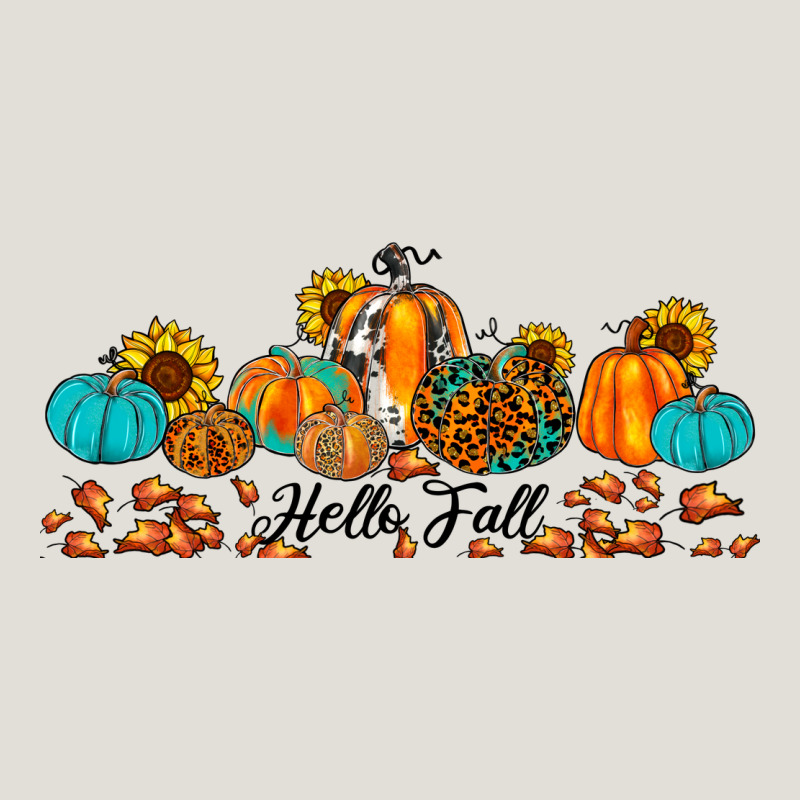 Hello Fall Pumpkin Sunflower Heavy Core Tee by JahusDesignShop | Teevron