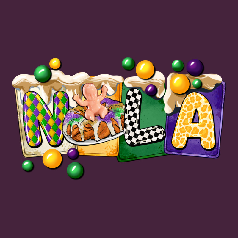 Nola Cake Mardi Gras Long Sleeve Tee by CowGirlArtShop | Teevron
