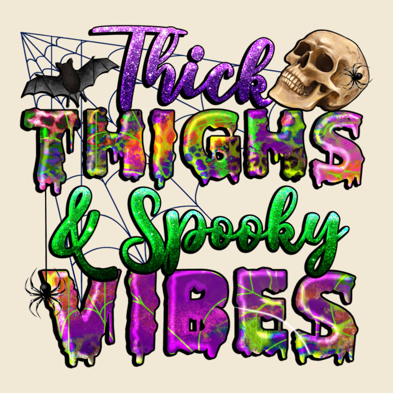 Thick Thighs And Spooky Vibes Premium Tee by BundleAndBundleShop | Teevron