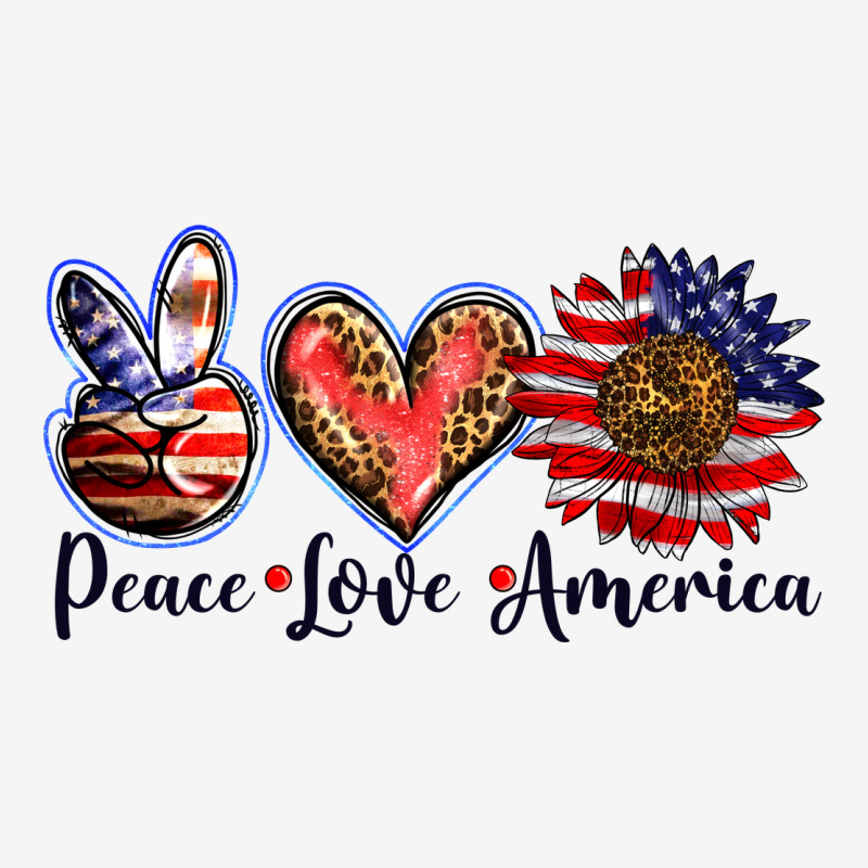 Peace Love America Urban Hoodie by BarkalooDesign | Teevron