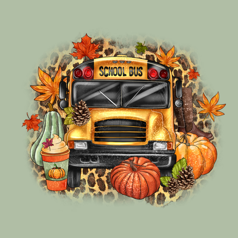 Fall School Bus Urban Heavy Tee by texasbilliewilder | Teevron