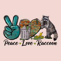 Peace Love Raccoon Premium Sweatshirt | Teevron