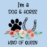 I'm A Dog & Horse Kind Of Queen Pet Lover Owner Classic Tee | Teevron